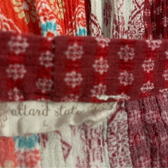 Altar'd State Multi Printed Blouse Size Large - Picture 3 of 3
